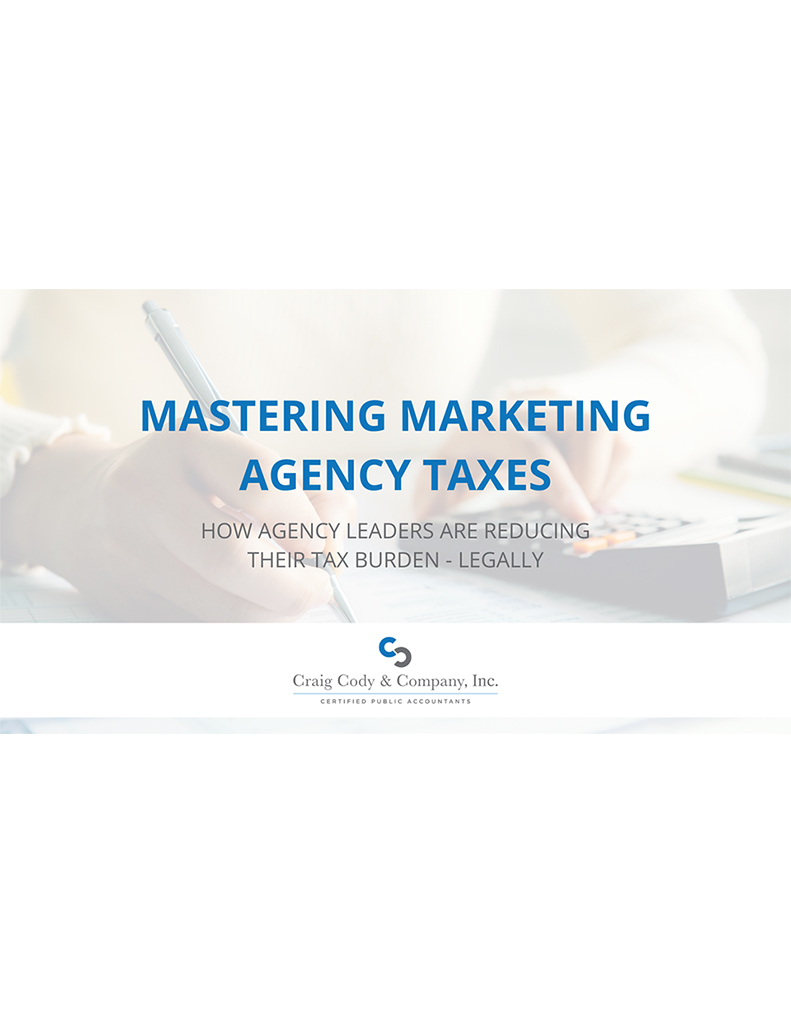 Mastering Marketing Agency Taxes